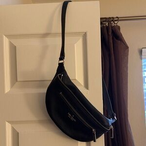 Kate Spade Black Pebbled Leather Crossbody Bag